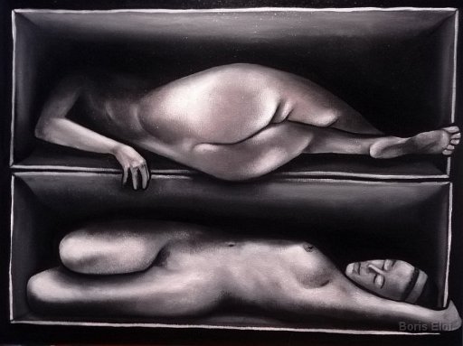 Habitation à loyer modéré. 50x60 cm