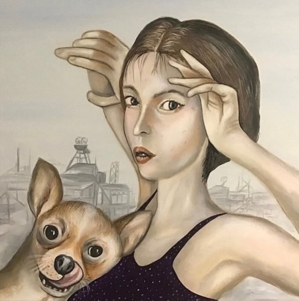 Une envolée métaphysique 50x50 cm